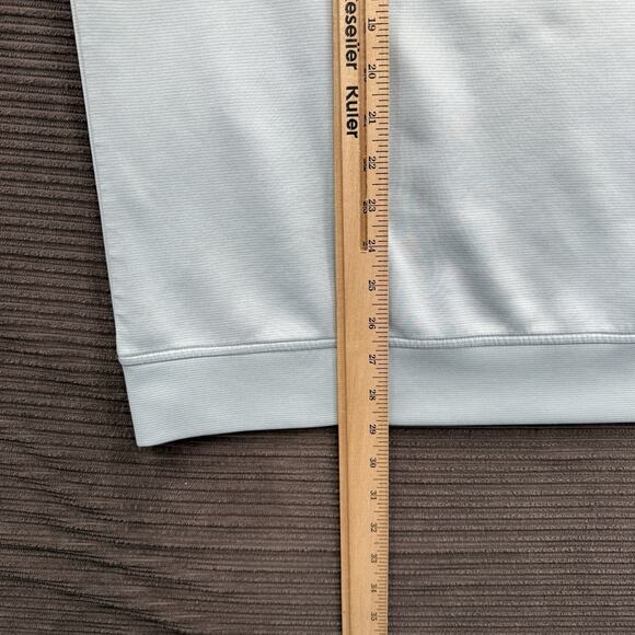 Hickey Freeman 1/4 Zip Pullover Men 2XL Blue Polyester Long Sleeve Performance - Picture 7 of 11